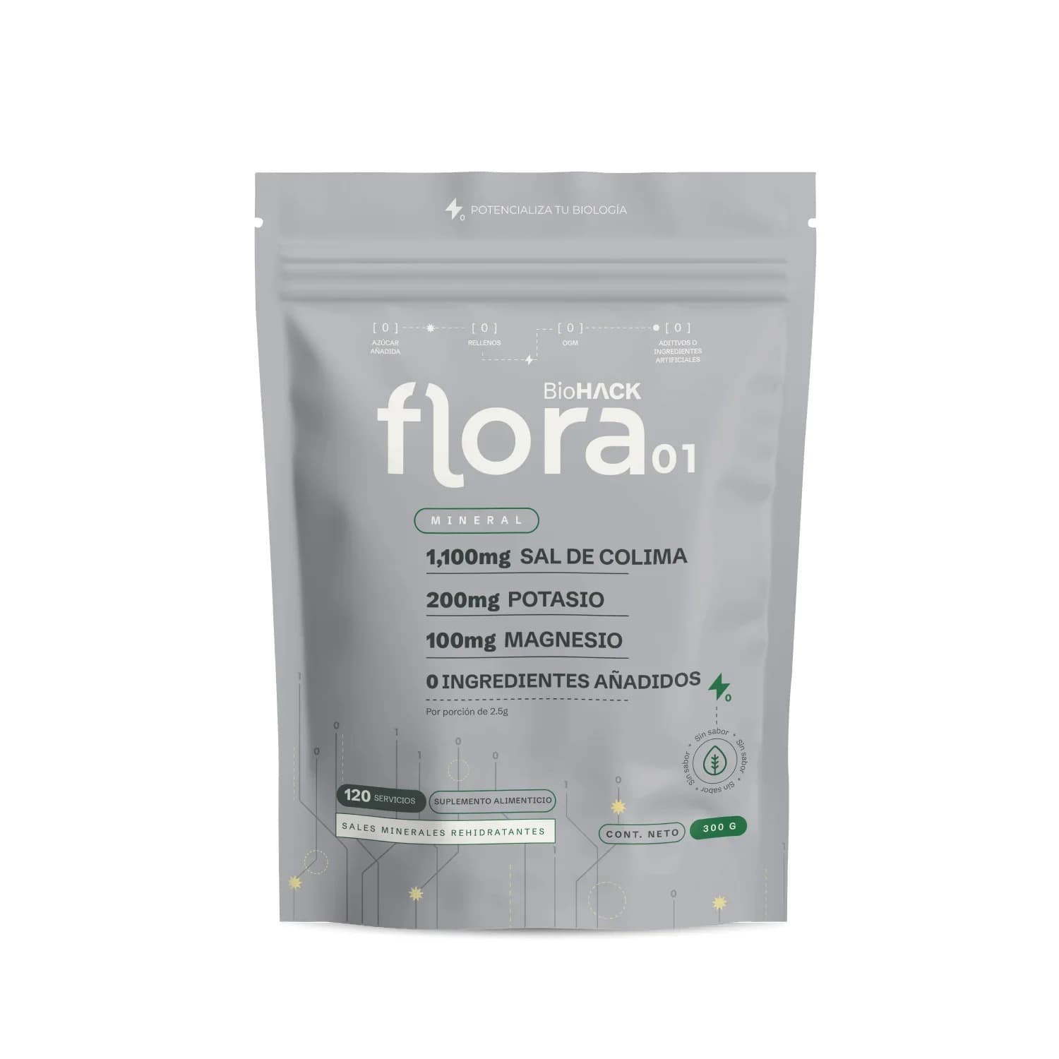 flora 01 Mineral Sin Sabor