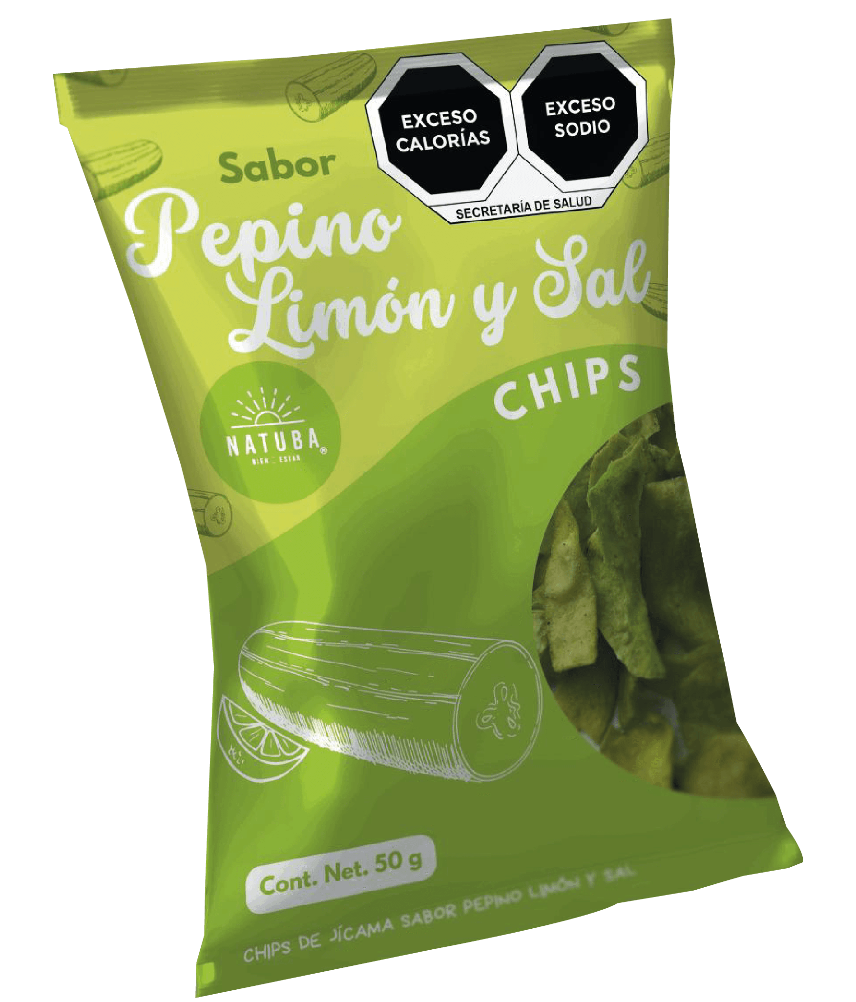 Pepino Limón Chips
