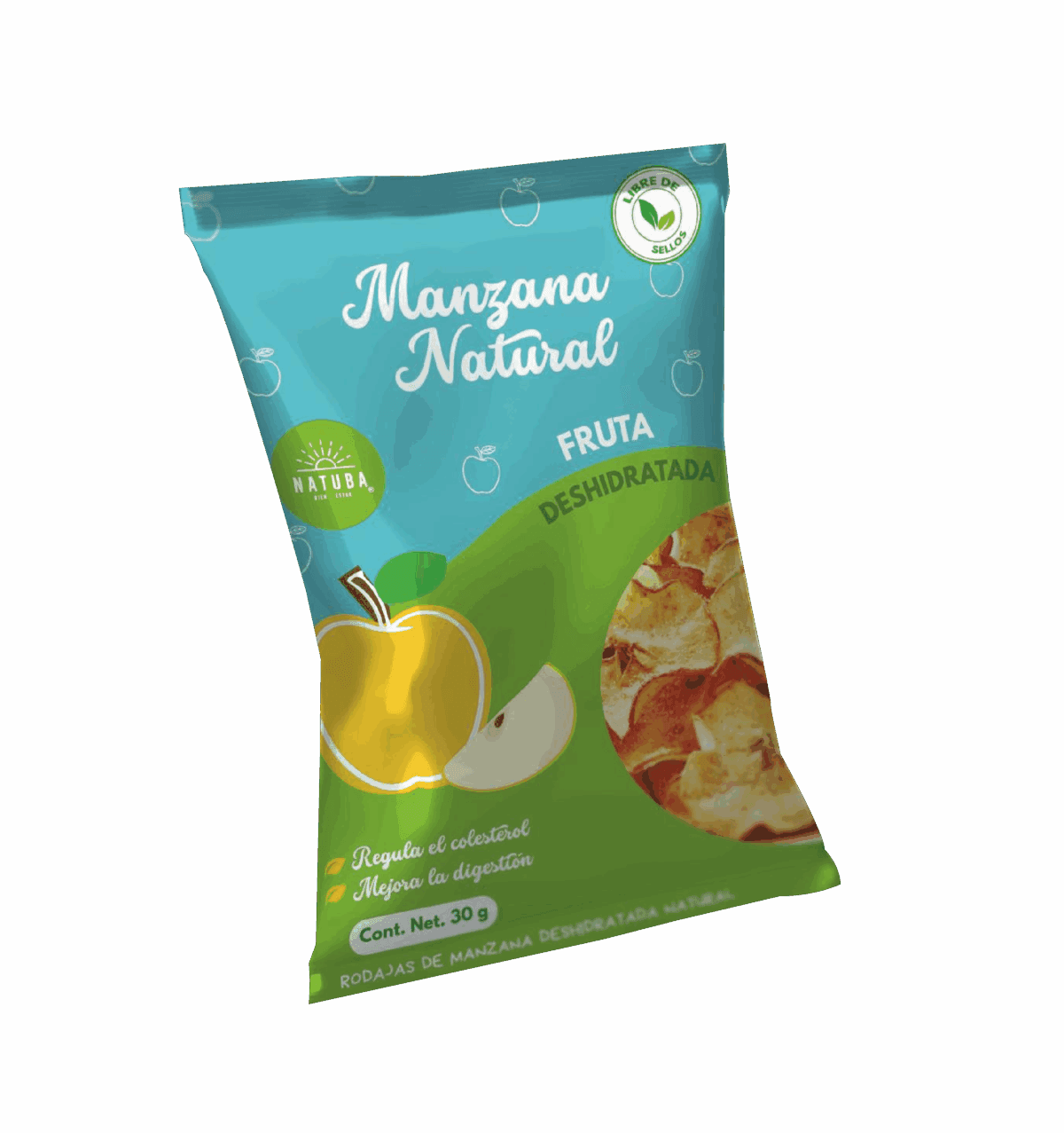 Manzana Natural Chips
